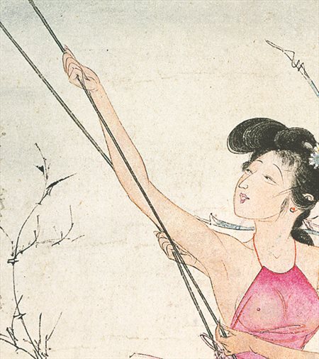 武胜县-胡也佛的仕女画和最知名的金瓶梅秘戏图